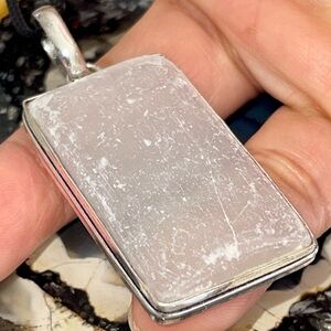 Selenite Satin Spar Pendant 2 1/4”